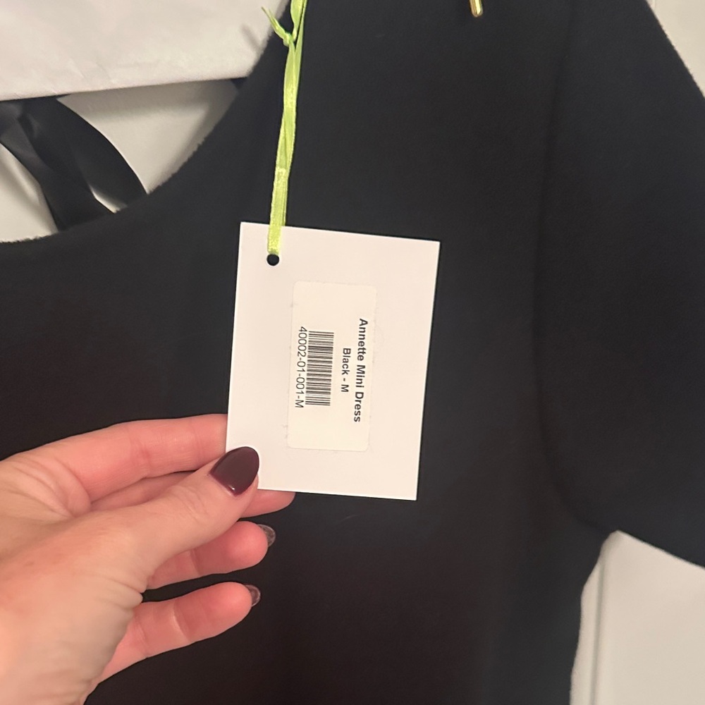 Dudley Stephens Annette Black Mini Dress - Vello Gleece - Picture 4 of 6